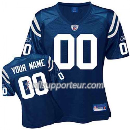 Maillot Femme Indianapolis Colts Personnalisé Royal 